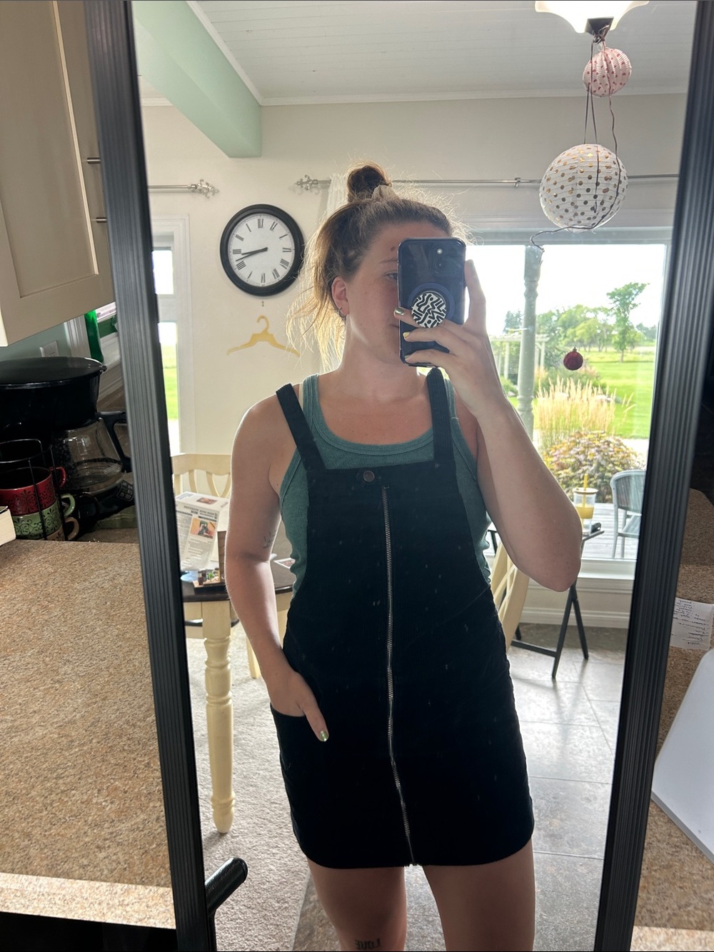 Corduroy Overall Dress